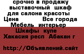 срочно в продажу выставочный  шкаф для салона красоты › Цена ­ 6 000 - Все города Мебель, интерьер » Шкафы, купе   . Хакасия респ.,Абакан г.